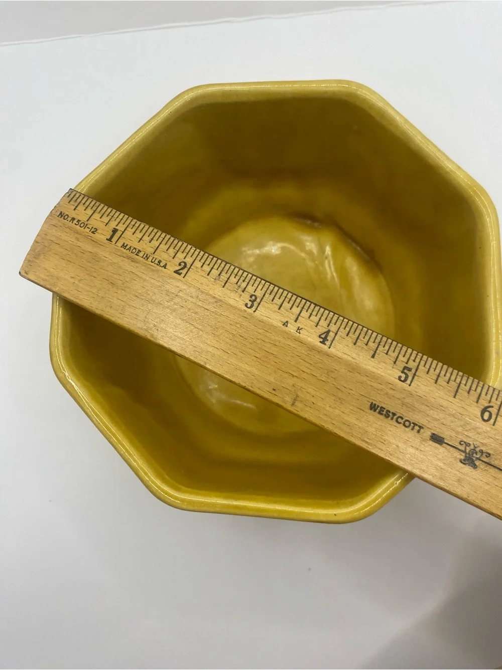 Cookson Pottery (CP) vintage mustard